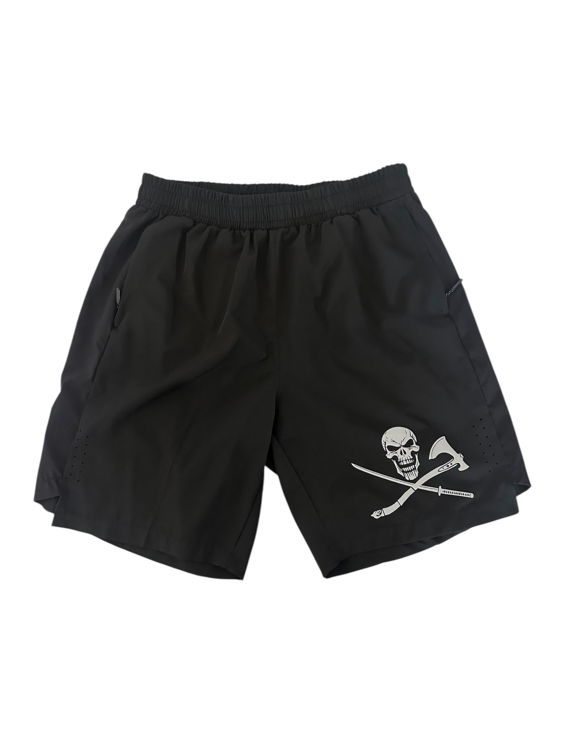 Black Altrui Performance Activewear Shorts