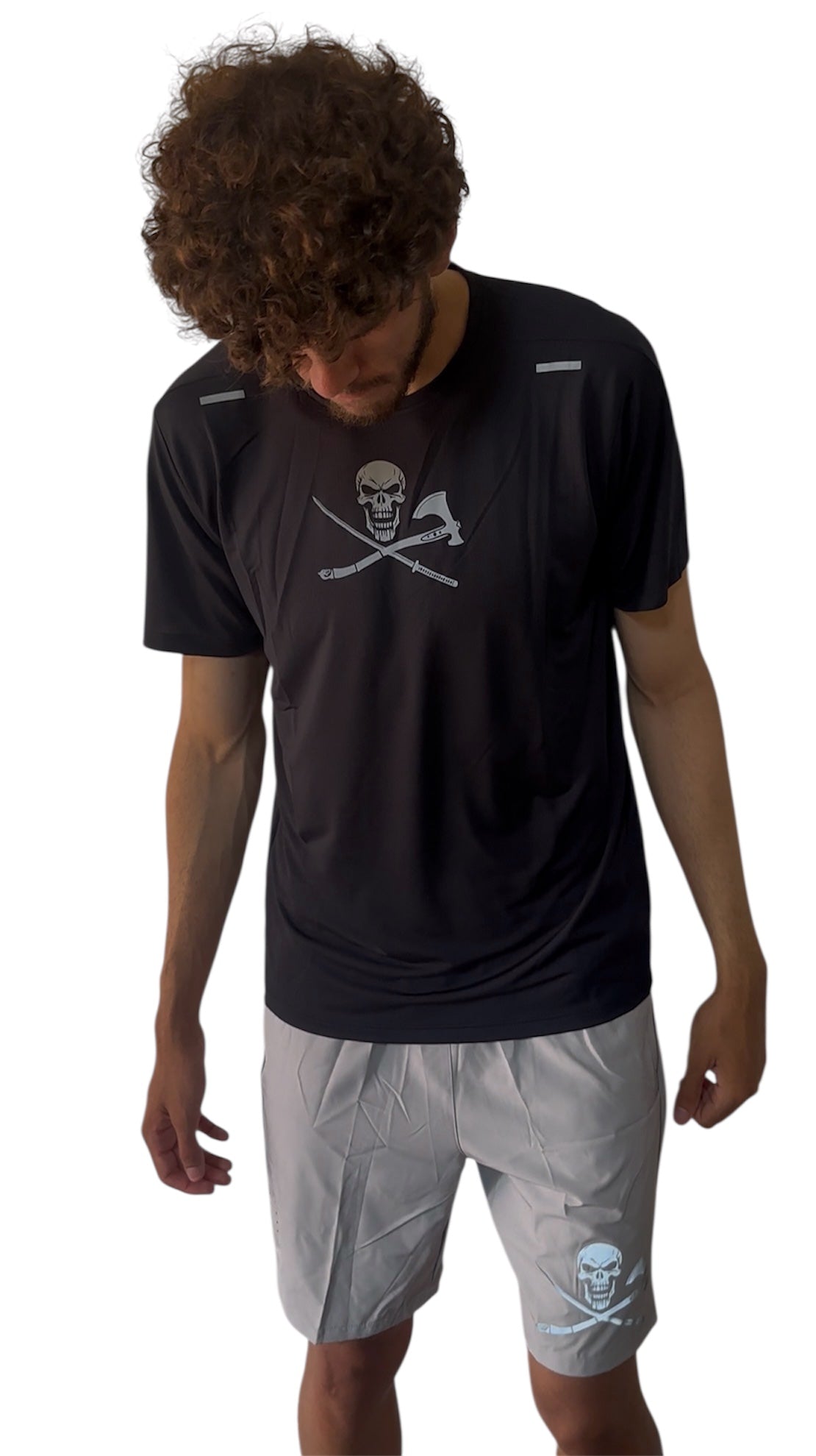 Black Altrui Performance Activewear Shirt