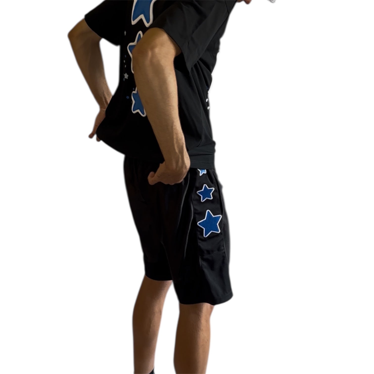 Altrui Blue Star Basketball Shorts