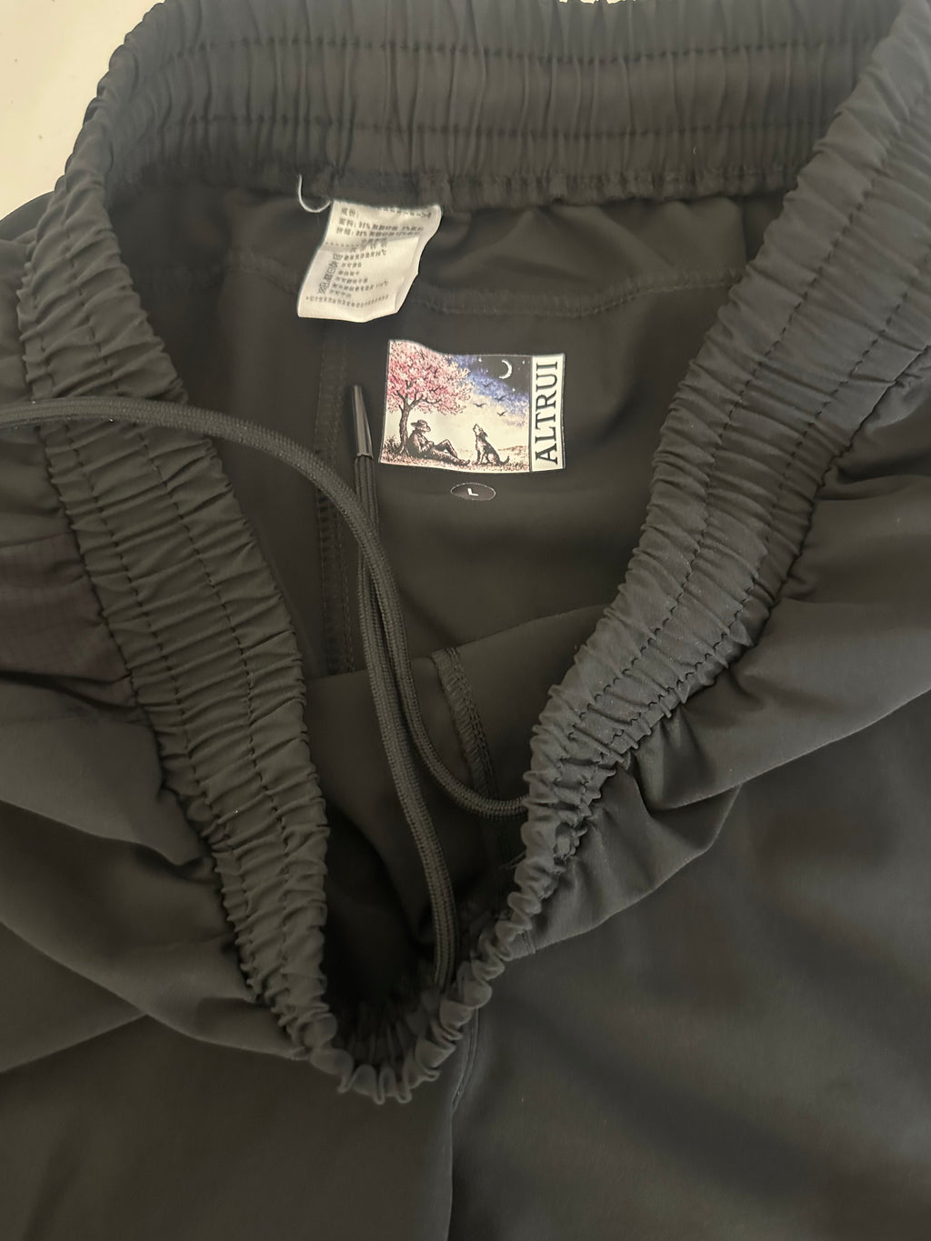 Black Altrui Performance Activewear Shorts