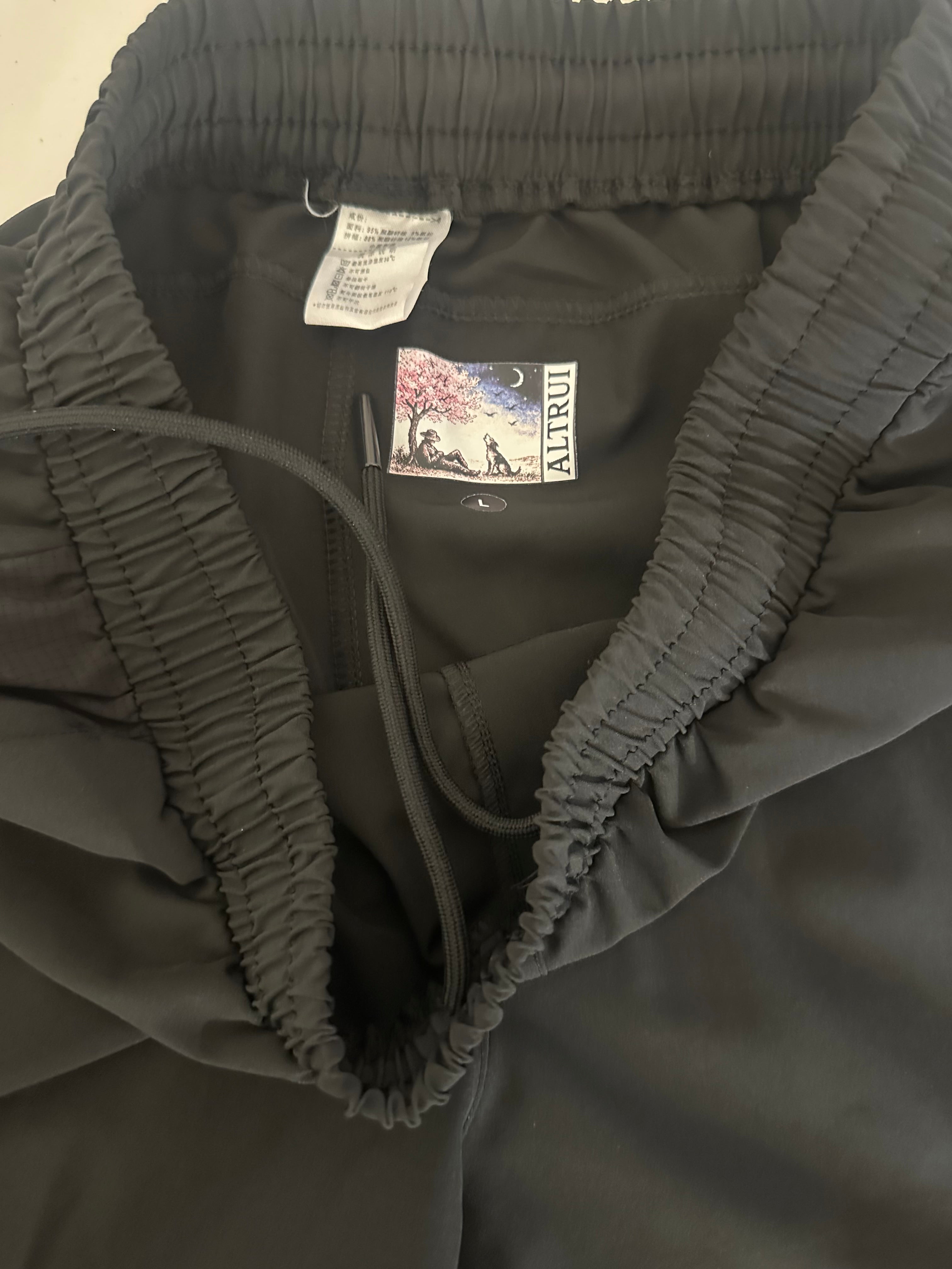 Black Altrui Performance Activewear Shorts