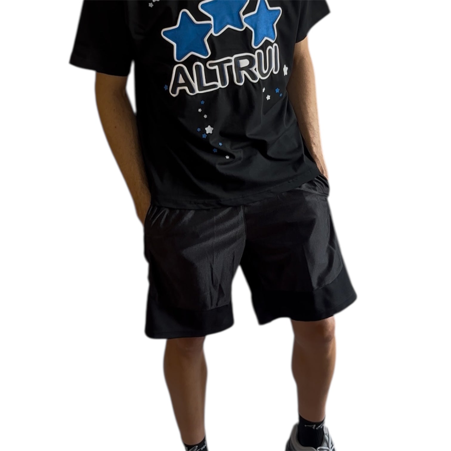 Altrui Blue Star Basketball Shorts