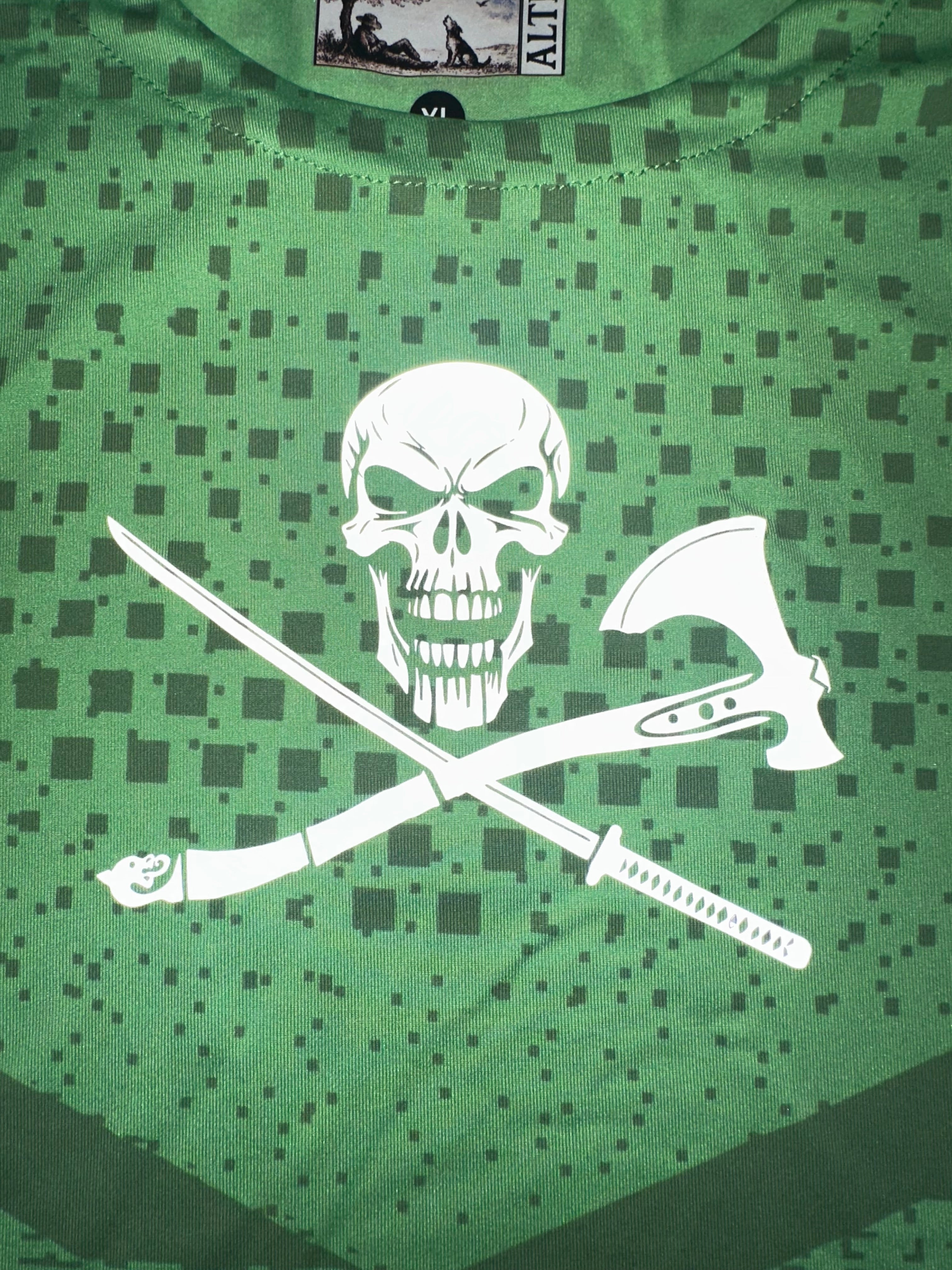 Green Altrui Performance Activewear Shirt