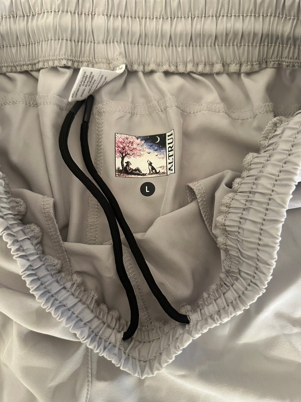 Light Grey Altrui Performance Activewear Shorts