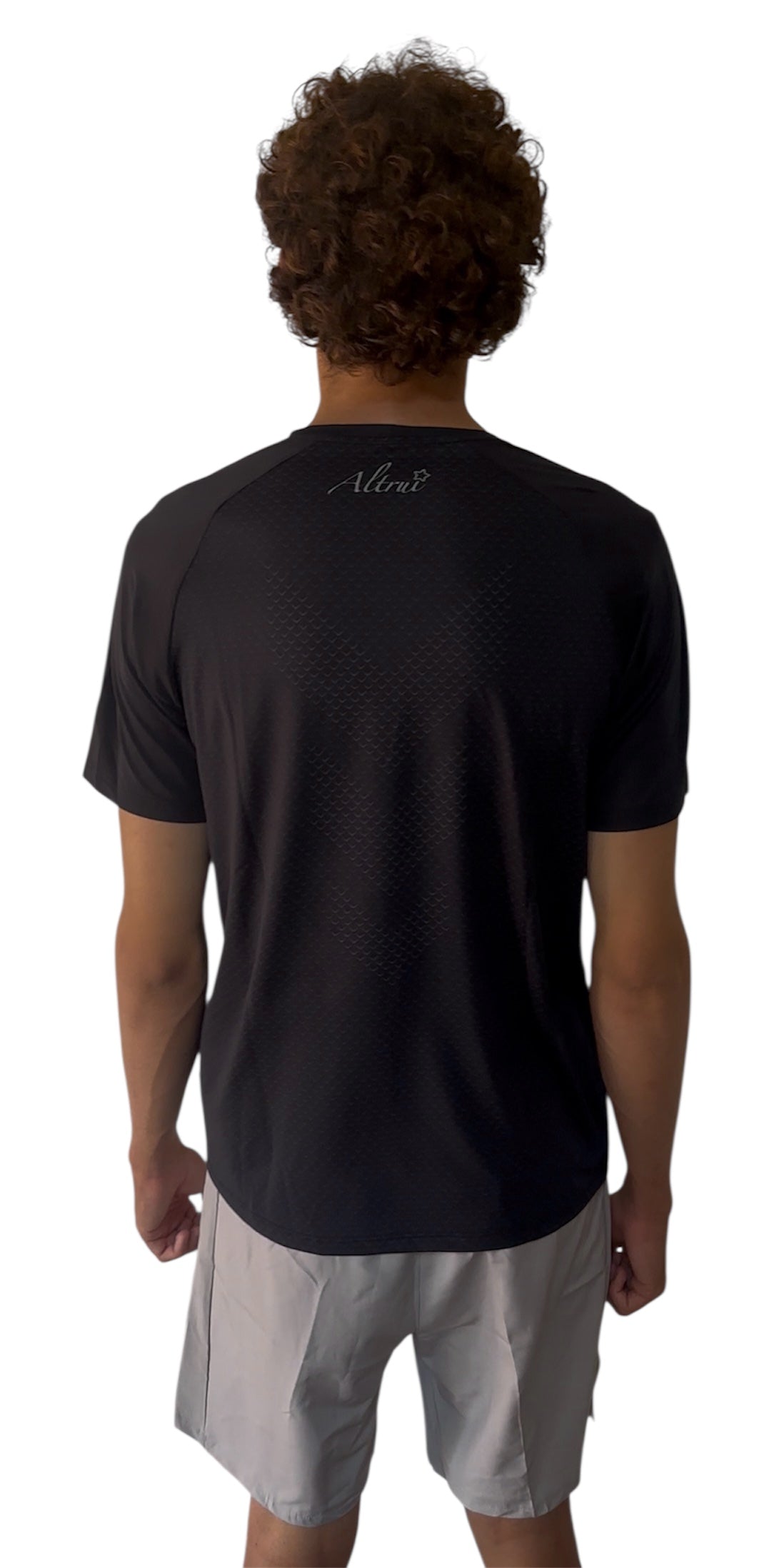 Black Altrui Performance Activewear Shirt
