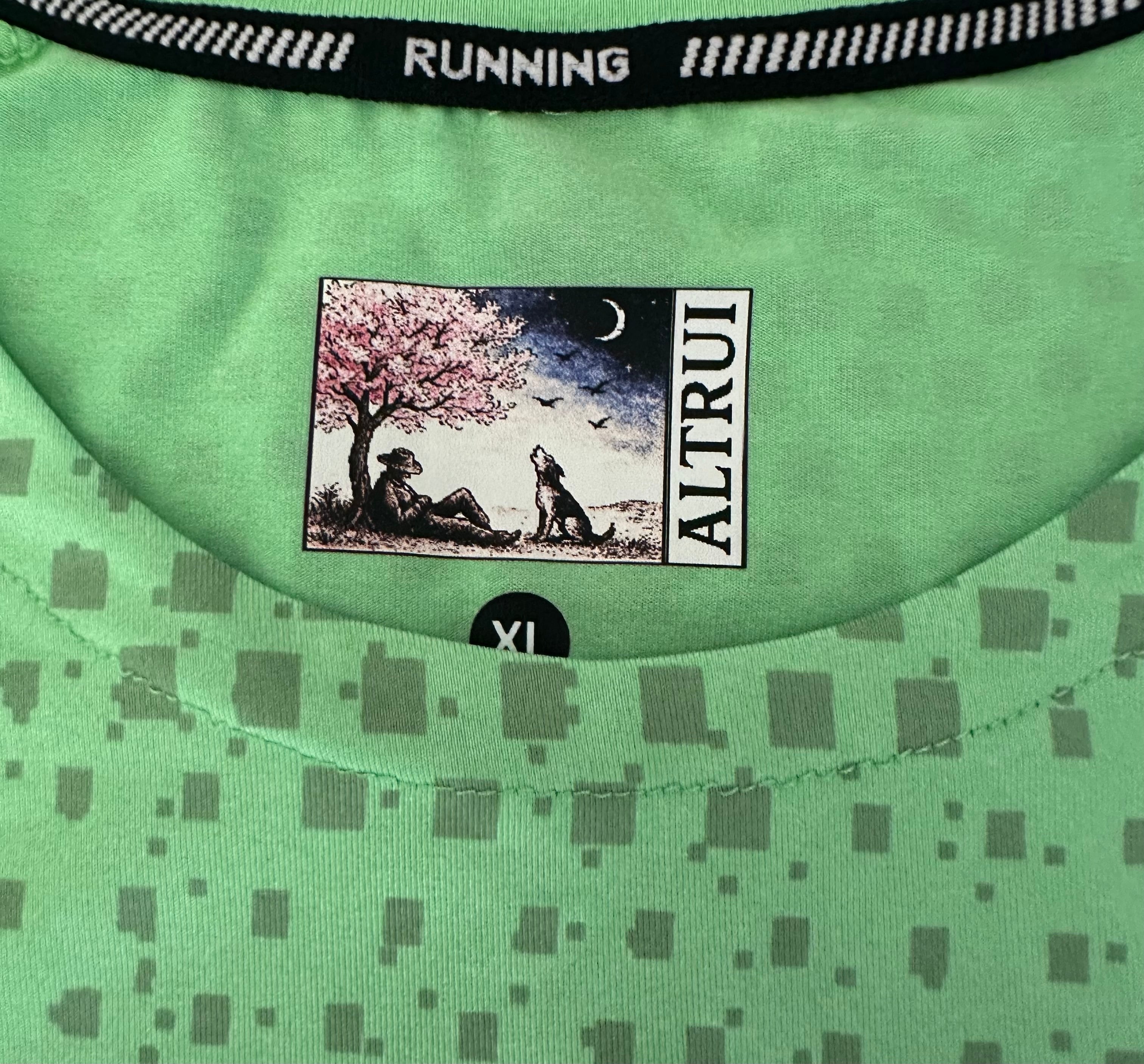 Green Altrui Performance Activewear Shirt